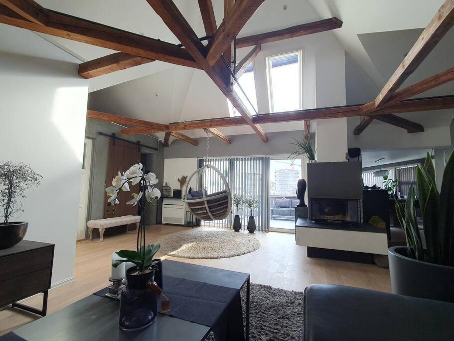Modern Loftsleilighet フレドリクスタ エクステリア 写真